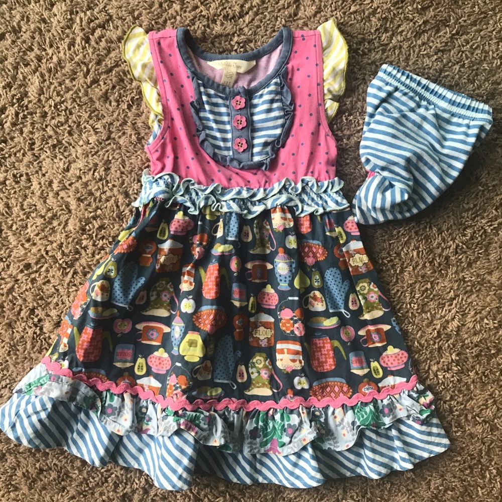 Matilda Jane Dress with diaper cover